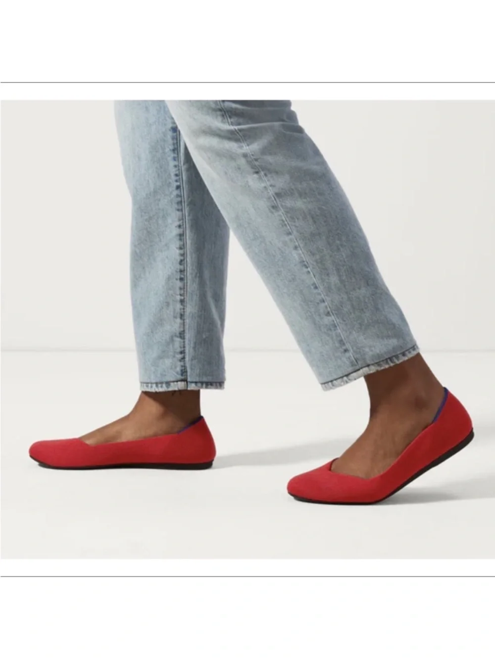 Rothy's Round Toe Flats Shoes in Red 10 Women’s